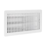 Canarino Ez-Flo 61638 Çelik Kayıt Zemin Difüzörü, 6 Inç x 12 Inç, Beyaz