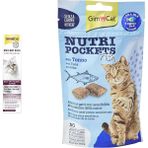 Canarino Gimcat Malt Soft Vitamin Kombinasyonu, Her Yaştan Kediler Için, 100 G & Kedi Ödül Tableti Np Ton Balıklı, 60 G - Option-1