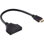 Canarino HDMI Çoklayıcı 1 Giriş 2 Çıkış Splitter 1080P Full Hd Görüntü Dağıtıcı Adaptör Tv Monitör Projeksiyon Için Çoğaltıcı HDMI Splitter Aynı Görüntü Aktarımı | ZR158 - Option-1