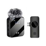 Canarino Kablosuz Yaka Mikrofonu Tekli Mikrofon 15 16 17 ile Uyumlu Type-C Portlu Telefon Pc Tablet Video Kayıt Röportaj Canlı Yayın Vlog Kablosuz Mikrofon 1026 - 1 GB - Acı Kahverengi - Option-1