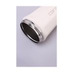 Canarino Komple 304 L Çelik Beyaz 410 ml Kahve El Termos Mug CIN398BY - Bitki Çayı