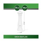 Canarino KSPG-4810 Otomatik Tuz&baharat Değirmeni (Beyaz) - 0,1 kg