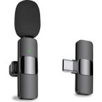 Canarino Maybesta Bilgisayar Için Profesyonel Kablosuz Yaka Yaka Mikrofonu - Kablosuz Yönlü Kondenser Kayıt Mikrofonu USB C Arayüzü ile Röportaj Video Podcast Vlog Youtube - 1 GB - Acı Kahverengi - Option-1