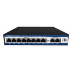 Canarino Novacom NVC-PSE0820G 100/1000MB 8 Port Poe + 2 Port Uplink Switch