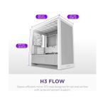 Canarino Nzxt H3 Micro-Atx Pc Kasası, Optimize Edilmiş Hava Akışı, 1x 120MM Arka Fan Dahil, Tam Boyutlu Gpu Desteği, 280MM Ön ve 240MM Üst Radyatör, Back-Connect Anakart Uyumluluğu, Beyaz - 1 GB - Acı Kahverengi - Option-1