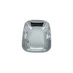 Canarino Paslanmaz Çelik Kayık Tabak Kase, 18/10-304 ÇELIK,14X10 Cm, Gümüş, Çerezlik, Meze ve Salata Sunumu, 1 Adet - Option-1 - Ahşap
