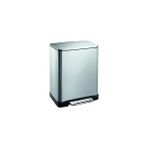 Canarino Paslanmaz Çelik Softclose Pedallı Banyo Mutfak Ofis Çöp Kovası Inox 12 Lt D-15321 - 000-Siyah - Option-1