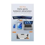 Canarino Üçlü Mod Membran Gaming Klavye,%75 Düzen, 4000MAH Batarya, Rgb 14 Efekt, Tft Ekran, Type-C, Bluetooth 2.4g, Su Geçirmez, Win/mac Uyumlu, Multimedya Düğmeli | Ajazz AF82 (Sarı Siyah - AF82) - Option-1 - 001-Renkli