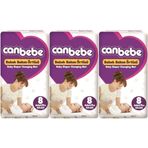 Canbebe Bebek 24 Adet 3x8 Alt Açma Örtüsü