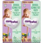 Canbebe Bebek Bezi Beden:6 15-27kg Exstra Large 124 Adet Mega 6 Numara