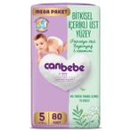 Canbebe Bebek Bezi Mega Paket 5 Numara 11-18 Kg 80 Adet