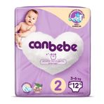 Canbebe No:2 Mini 12 Adet Bebek Bezi