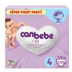 Canbebe No:4 Maxi 100 Adet Bebek Bezi