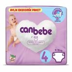 Canbebe No:4 Maxi 200 Adet Bebek Bezi