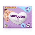 Canbebe No:4 Maxi 40 Adet Bebek Bezi