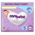 Canbebe No:5 Junior 264 Adet Bebek Bezi