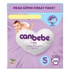 Canbebe No:5 Junior 300 Adet Bebek Bezi