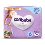 Canbebe No:6 XLarge 36 Adet Bebek Bezi