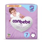Canbebe No:7 XXLarge 28 Adet Bebek Bezi
