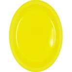 Canbolat Sarı Plastik Tabak 25'li 22 cm Sarı Plastik Tabak Doğum Günü
