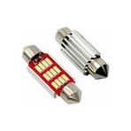 Canbuslu 39 Mm Sofit Led Ampul 2'Li Set 12 Led Tavan Ve Plaka Lambası