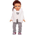Canda Oyuncak Beauty Doll 45 cm Et Bebek Fatma - Beyaz - Gri