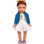 Canda Oyuncak Beauty Doll 45 cm Et Bebek Yanyan - Mavi - Beyaz