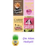 Candace Bushnell 4 Kitap Seti + Çim Adam Hediye - Hayır