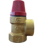 Candan Emniyet Ventili 5.5 Bar 3/4 Iç Dişli - Altın - 25