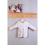 Candar Çiçek Desenli Kız Bebek Pijama Eşofman Takımı Pembe - 0 - 3 Ay