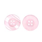 CANDEOLA 80 Adet 5/8" Küçük Pembe Gömlek Düğmeleri | Dikiş El Sanatları Giysi Süslemeleri için Toplu Dikiş Yedek Düğmeleri (15 mm, Pembe)