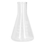 candeon Laboratuvar Kimyası için Dar Ağızlı Kalınlaştırılmış Borosilikat Cam 250 ml Erlenmeyer Şişesi