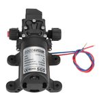 Candeon Su Basıncı Diyaframlı Pompa, DC 12V Su Pompası Kendinden Emişli Su Pompası, 0.9mpa 6L/Min Yüksek Basınçlı Diyaframlı Su Pompası Temizleme, Püskürtme Için Basınç Anahtarlı Takviye Pompası