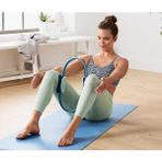 Canderel 38 cm Pilates Çemberi Pilates Halkası Spor Egzersiz Aleti Özel Tutmalı Model - Mavi