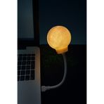 Canderel 3D Baskı Ay Lambası USB Led Ay Şekilli Masa Gece Lambası