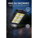 Canderel Solar Güneş Enerjili 120 LED 3 Modlu Hareket Sensörlü Su Geçirmez Dış Mekan Aydınlatma Lambası (2400