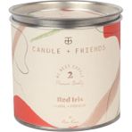 Candle And Friends No.2 Red Iris Teneke Mum 220GR. - Beyaz - 1 Adet