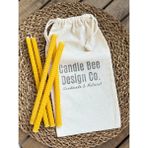 Candle Bee Design Balmumu Dilek Mumu 5'li - Sarı