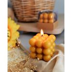Candle Beeswax Balmumu Buble Mum - Sarı - 1 Adet
