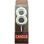 Candle Butedo Pasta Mumu - Gümüş - 8 Rakamı - Renkli - 1 Adet
