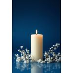 Candle Vase El Işçiliği Hand Made Kütük Silindir Mum Krem Renk 5 cm Genişlik 12,5 cm Uzunluk Kahve Aroması Kokulu - 12,5 cm Kahve - Krem - Bej