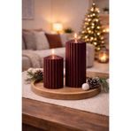 CandleCastCreation Dalgalı Sütun 2'li Mum Seti Büyük Boy
