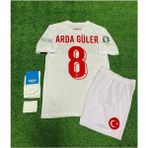 Candy Cup Arda Güler Türkiye Milli Takım Euro 2024 Çocuk Forması 4'lü Set (Beyaz) - 6 - 7 Yaş