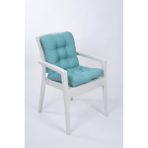 Candy Mint Pofidik Arkalıklı Sandalye Minderi Özel Dikişli Bağcıklı 43X88cm - 44 x 94 cm