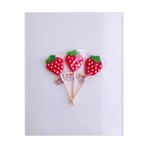 CANDY POP'S Çubuklu Lolipop Sosyete Şekeri Çilek Aromalı 36g * 12 Adet
