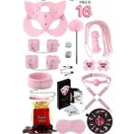 Candy Women Fantazi Set Detaylı Kelepçe ve Tasmalı 16 Parça - 4044