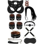 Candy Women Fantazi Set Detaylı Kelepçe ve Tasmalı 8 Parça - 4004
