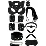Candy Women Fantazi Set Detaylı Kelepçe ve Tasmalı 8 Parça - 4005