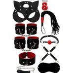 Candy Women Fantazi Set Detaylı Kelepçe ve Tasmalı 8 Parça - 4006