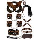 Candy Women Fantazi Set Detaylı Kelepçe ve Tasmalı 8 Parça - 4013